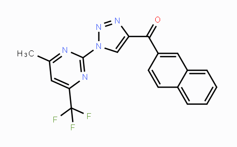 MC117235 | 861207-86-5 | {1-[4-Methyl-6-(trifluoromethyl)-2-pyrimidinyl]-1H-1,2,3-triazol-4-yl}(2-naphthyl)methanone