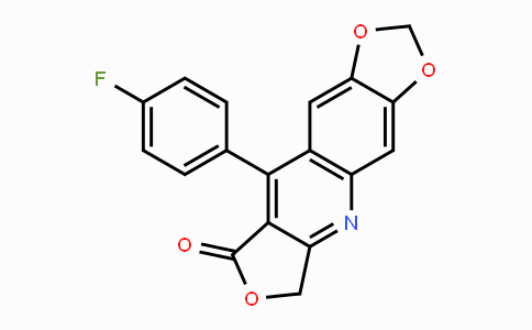 DY117242 | 861208-11-9 | 9-(4-Fluorophenyl)[1,3]dioxolo[4,5-g]furo[3,4-b]quinolin-8(6H)-one