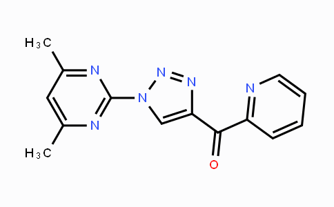 CAS No. 923106-19-8, [1-(4,6-Dimethyl-2-pyrimidinyl)-1H-1,2,3-triazol-4-yl](2-pyridinyl)methanone