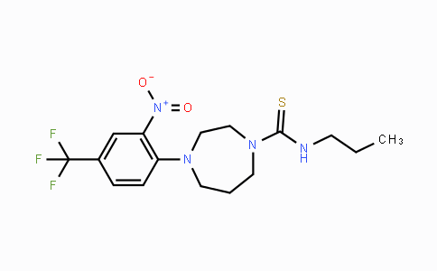 CAS No. 900019-59-2, 4-[2-Nitro-4-(trifluoromethyl)phenyl]-N-propyl-1,4-diazepane-1-carbothioamide