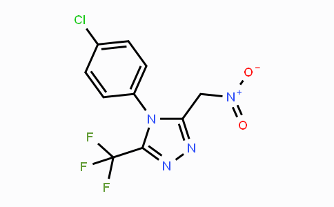 CAS No. 338394-01-7, 4-(4-Chlorophenyl)-3-(nitromethyl)-5-(trifluoromethyl)-4H-1,2,4-triazole