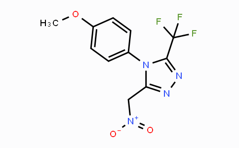 CAS No. 338394-03-9, 4-(4-Methoxyphenyl)-3-(nitromethyl)-5-(trifluoromethyl)-4H-1,2,4-triazole