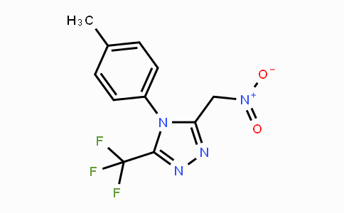 CAS No. 338394-13-1, 4-(4-Methylphenyl)-3-(nitromethyl)-5-(trifluoromethyl)-4H-1,2,4-triazole