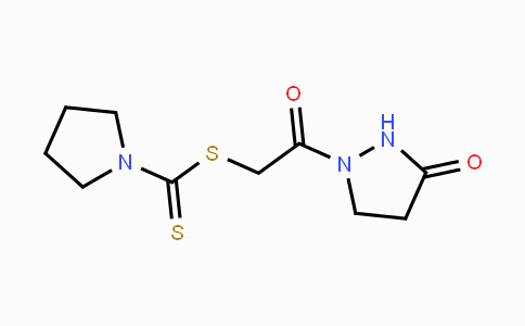 CAS No. 338394-15-3, 2-Oxo-2-(3-oxotetrahydro-1H-pyrazol-1-yl)ethyl 1-pyrrolidinecarbodithioate
