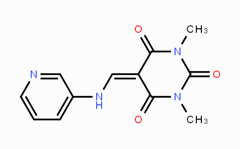 CAS No. 338394-17-5, 1,3-Dimethyl-5-[(3-pyridinylamino)methylene]-2,4,6(1H,3H,5H)-pyrimidinetrione