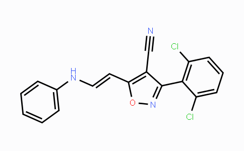 CAS No. 338394-19-7, 5-(2-Anilinovinyl)-3-(2,6-dichlorophenyl)-4-isoxazolecarbonitrile