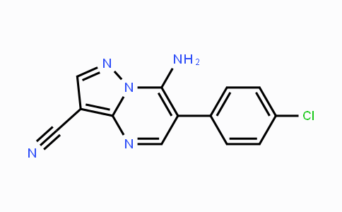 CAS No. 338394-47-1, 7-Amino-6-(4-chlorophenyl)pyrazolo[1,5-a]pyrimidine-3-carbonitrile