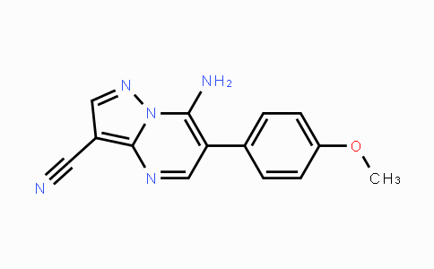 338394-48-2 | 7-Amino-6-(4-methoxyphenyl)pyrazolo[1,5-a]pyrimidine-3-carbonitrile