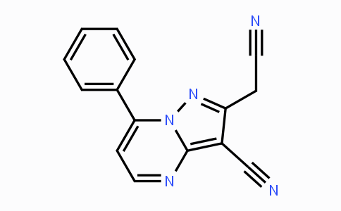 CAS No. 338394-58-4, 2-(Cyanomethyl)-7-phenylpyrazolo[1,5-a]pyrimidine-3-carbonitrile