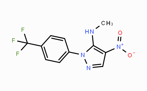 CAS No. 321533-61-3, N-Methyl-4-nitro-1-[4-(trifluoromethyl)phenyl]-1H-pyrazol-5-amine
