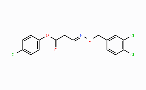 CAS No. 338395-25-8, 4-Chlorophenyl 3-{[(3,4-dichlorobenzyl)oxy]imino}propanoate