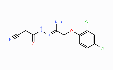 CAS No. 338395-56-5, N'-(2-Cyanoacetyl)-2-(2,4-dichlorophenoxy)ethanehydrazonamide