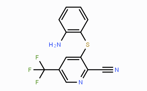 CAS No. 338396-88-6, 3-[(2-Aminophenyl)sulfanyl]-5-(trifluoromethyl)-2-pyridinecarbonitrile