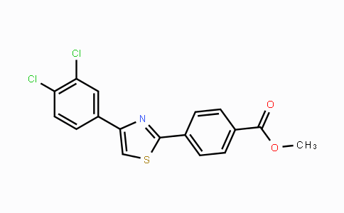 CAS No. 338397-23-2, Methyl 4-[4-(3,4-dichlorophenyl)-1,3-thiazol-2-yl]benzenecarboxylate