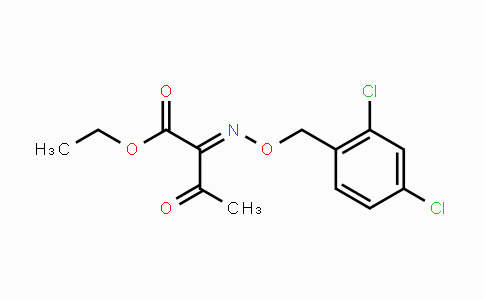 CAS No. 75051-00-2, Ethyl 2-{[(2,4-dichlorobenzyl)oxy]imino}-3-oxobutanoate