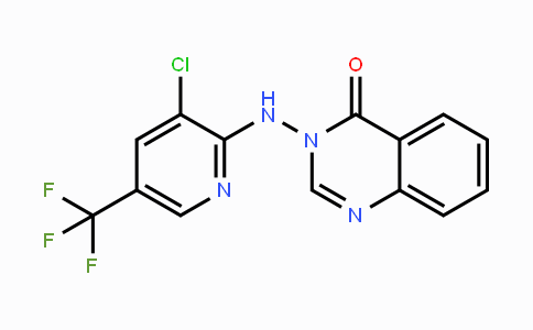 CAS No. 338397-90-3, 3-{[3-Chloro-5-(trifluoromethyl)-2-pyridinyl]amino}-4(3H)-quinazolinone