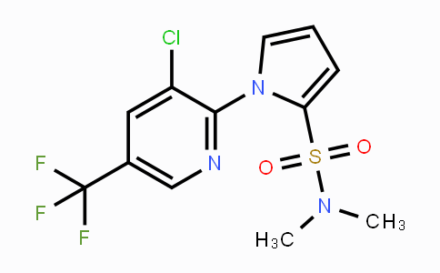 CAS No. 338397-92-5, 1-[3-Chloro-5-(trifluoromethyl)-2-pyridinyl]-N,N-dimethyl-1H-pyrrole-2-sulfonamide