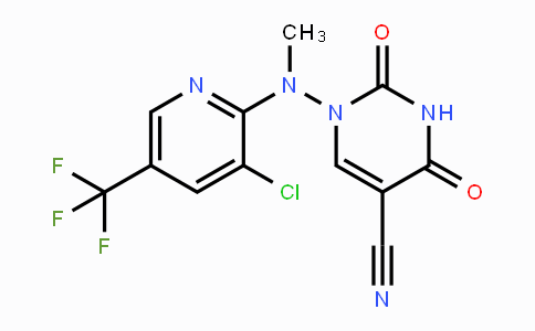 CAS No. 338399-20-5, 1-[[3-Chloro-5-(trifluoromethyl)-2-pyridinyl](methyl)amino]-2,4-dioxo-1,2,3,4-tetrahydro-5-pyrimidinecarbonitrile