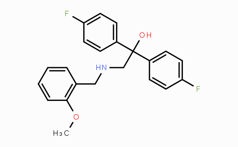 CAS No. 338771-02-1, 1,1-Bis(4-fluorophenyl)-2-[(2-methoxybenzyl)amino]-1-ethanol