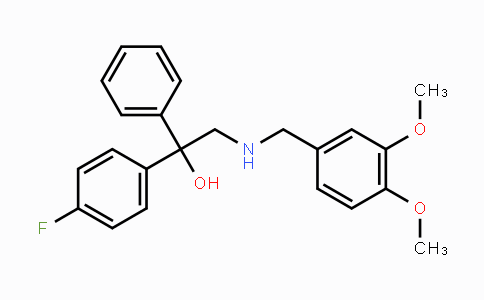 CAS No. 338771-55-4, 2-[(3,4-Dimethoxybenzyl)amino]-1-(4-fluorophenyl)-1-phenyl-1-ethanol