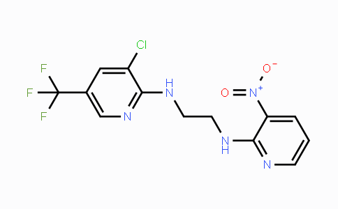 CAS No. 338772-57-9, N~1~-[3-chloro-5-(trifluoromethyl)-2-pyridinyl]-N~2~-(3-nitro-2-pyridinyl)-1,2-ethanediamine