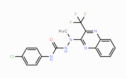 CAS No. 338773-11-8, N-(4-Chlorophenyl)-2-methyl-2-[3-(trifluoromethyl)-2-quinoxalinyl]-1-hydrazinecarboxamide