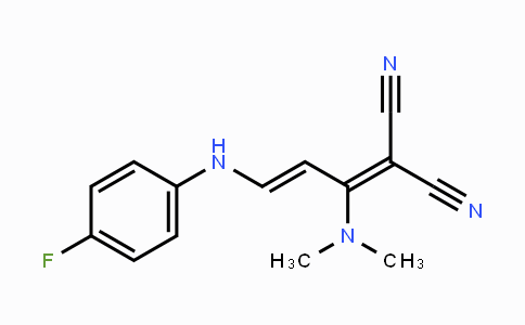 CAS No. 1164476-48-5, 2-[1-(Dimethylamino)-3-(4-fluoroanilino)-2-propenylidene]malononitrile