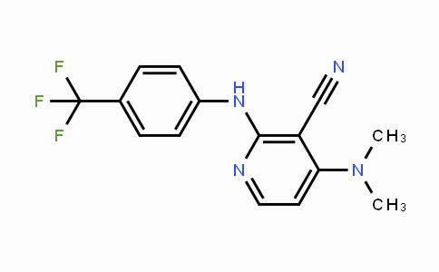 CAS No. 338773-40-3, 4-(Dimethylamino)-2-[4-(trifluoromethyl)anilino]nicotinonitrile