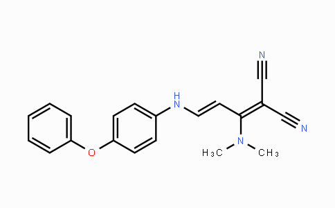 CAS No. 338773-79-8, 2-[1-(Dimethylamino)-3-(4-phenoxyanilino)-2-propenylidene]malononitrile