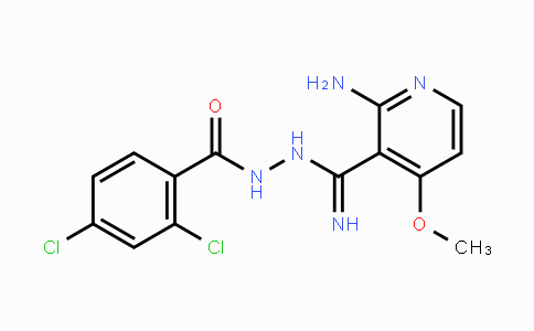 CAS No. 338773-80-1, N'-[(2-Amino-4-methoxy-3-pyridinyl)(imino)methyl]-2,4-dichlorobenzenecarbohydrazide