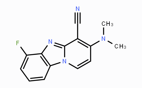 CAS No. 338773-88-9, 3-(Dimethylamino)-6-fluoropyrido[1,2-a][1,3]benzimidazole-4-carbonitrile