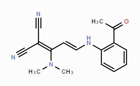 CAS No. 338773-94-7, 2-[3-(2-Acetylanilino)-1-(dimethylamino)-2-propenylidene]malononitrile