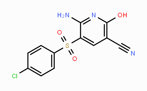 CAS No. 338774-48-4, 6-Amino-5-[(4-chlorophenyl)sulfonyl]-2-hydroxynicotinonitrile
