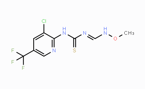 CAS No. 477873-18-0, N-[3-Chloro-5-(trifluoromethyl)-2-pyridinyl]-N'-[(methoxyamino)methylene]thiourea