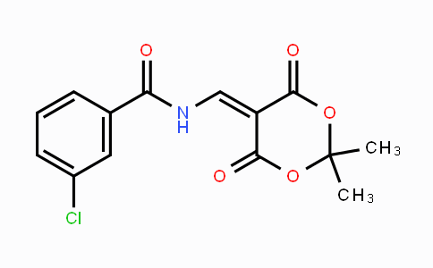 CAS No. 477885-68-0, 3-Chloro-N-[(2,2-dimethyl-4,6-dioxo-1,3-dioxan-5-yliden)methyl]benzenecarboxamide