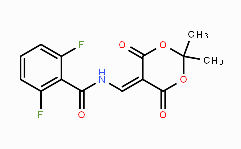 CAS No. 477885-70-4, N-[(2,2-Dimethyl-4,6-dioxo-1,3-dioxan-5-yliden)methyl]-2,6-difluorobenzenecarboxamide
