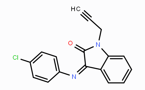 CAS No. 338400-57-0, 3-[(4-Chlorophenyl)imino]-1-(2-propynyl)-1,3-dihydro-2H-indol-2-one