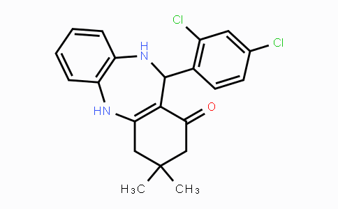 CAS No. 329206-31-7, 11-(2,4-Dichlorophenyl)-3,3-dimethyl-2,3,4,5,10,11-hexahydro-1H-dibenzo[b,e][1,4]diazepin-1-one