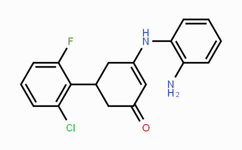 CAS No. 338400-89-8, 3-(2-Aminoanilino)-5-(2-chloro-6-fluorophenyl)-2-cyclohexen-1-one