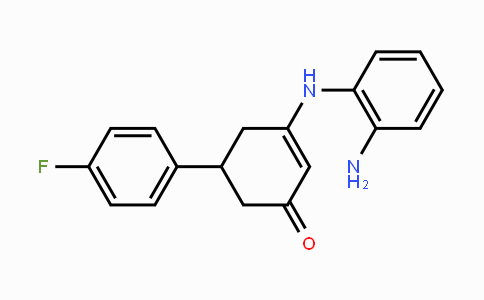 CAS No. 338400-92-3, 3-(2-Aminoanilino)-5-(4-fluorophenyl)-2-cyclohexen-1-one