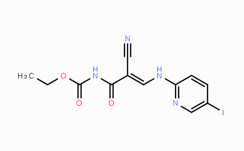 CAS No. 338401-04-0, Ethyl N-{2-cyano-3-[(5-iodo-2-pyridinyl)amino]acryloyl}carbamate