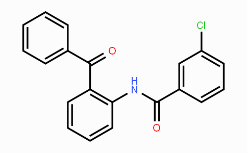 CAS No. 41242-31-3, N-(2-Benzoylphenyl)-3-chlorobenzenecarboxamide