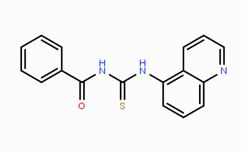 CAS No. 861208-64-2, N-Benzoyl-N'-(5-quinolinyl)thiourea