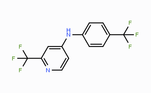 CAS No. 338401-83-5, N-[4-(Trifluoromethyl)phenyl]-N-[2-(trifluoromethyl)-4-pyridinyl]amine