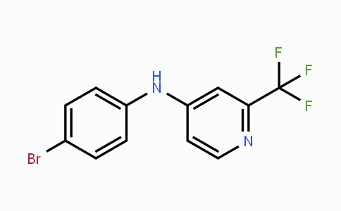 CAS No. 338401-91-5, N-(4-Bromophenyl)-2-(trifluoromethyl)-4-pyridinamine