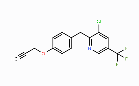 CAS No. 338402-02-1, 4-{[3-Chloro-5-(trifluoromethyl)-2-pyridinyl]methyl}phenyl 2-propynyl ether