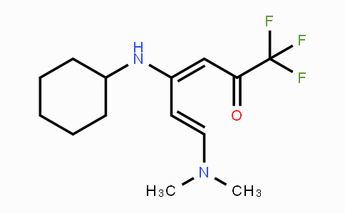 CAS No. 338402-05-4, (3E,5E)-4-(Cyclohexylamino)-6-(dimethylamino)-1,1,1-trifluorohexa-3,5-dien-2-one