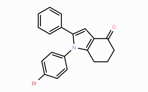 CAS No. 83558-07-0, 1-(4-Bromophenyl)-2-phenyl-1,5,6,7-tetrahydro-4H-indol-4-one