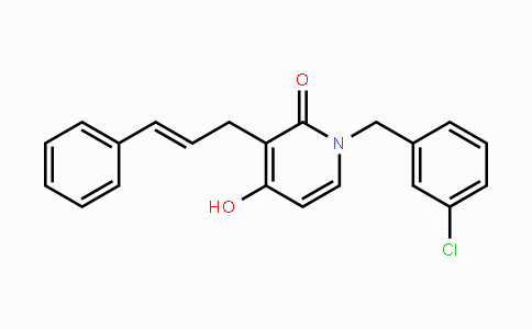 CAS No. 477888-20-3, 1-(3-Chlorobenzyl)-4-hydroxy-3-[(E)-3-phenyl-2-propenyl]-2(1H)-pyridinone