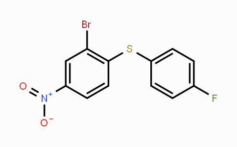 CAS No. 477888-74-7, 2-Bromo-1-[(4-fluorophenyl)sulfanyl]-4-nitrobenzene